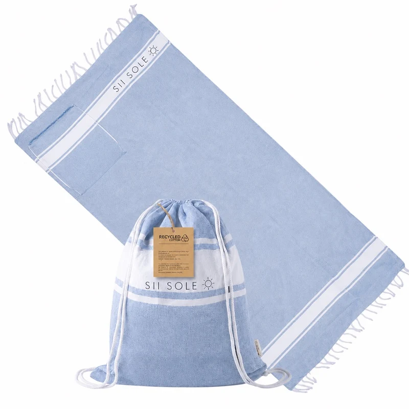 Sacca Pareo 2 in 1 – "SII SOLE" in Cotone Riciclato