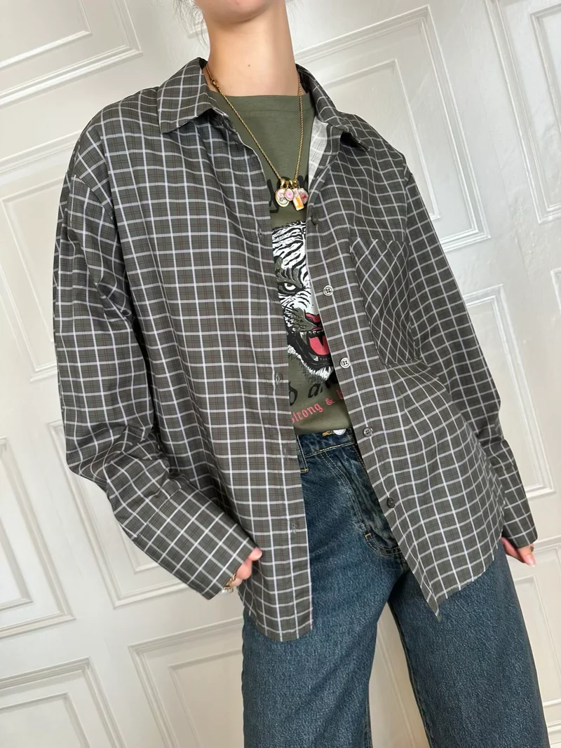 Camicia quadri verde - Haveone