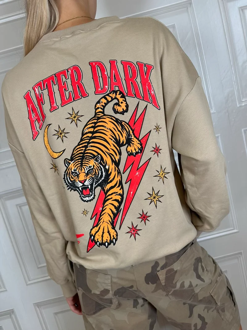 Felpa after dark beige - Haveone