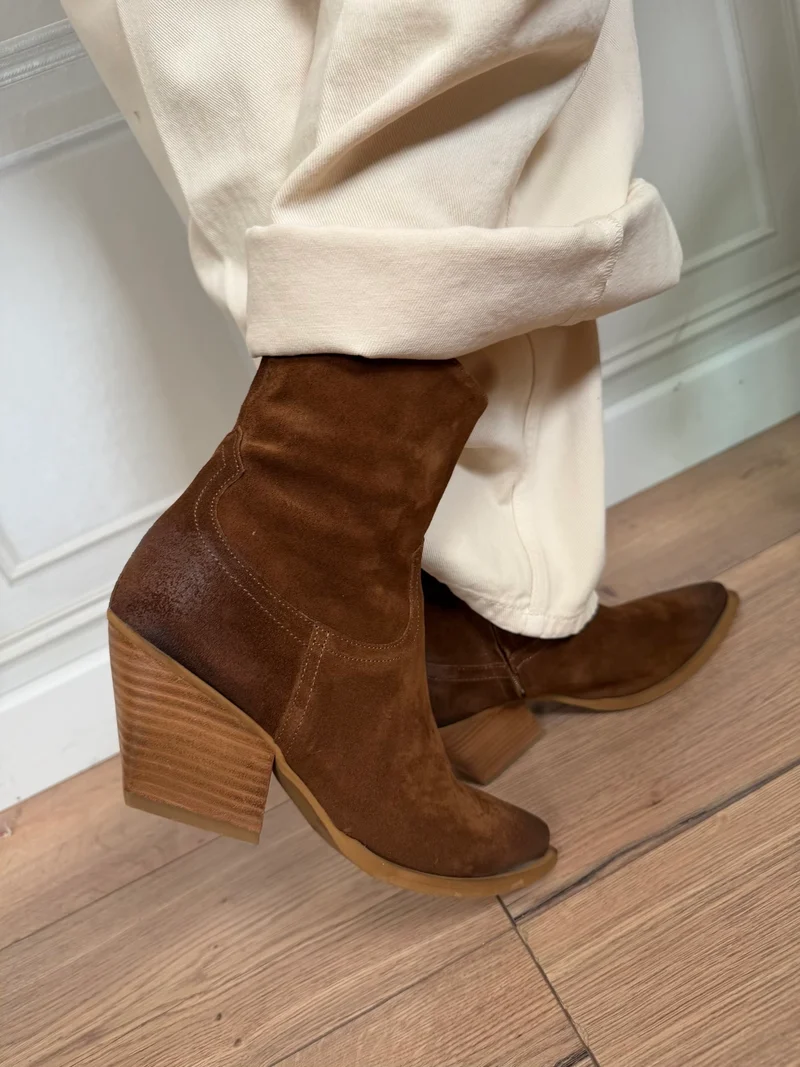 Texano suede cuoio - Ovyè