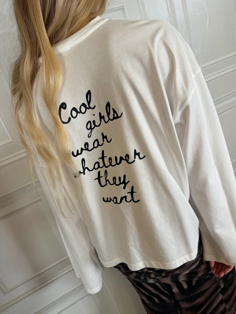 T-shirt manica ampia Cool Girls - Vicolo