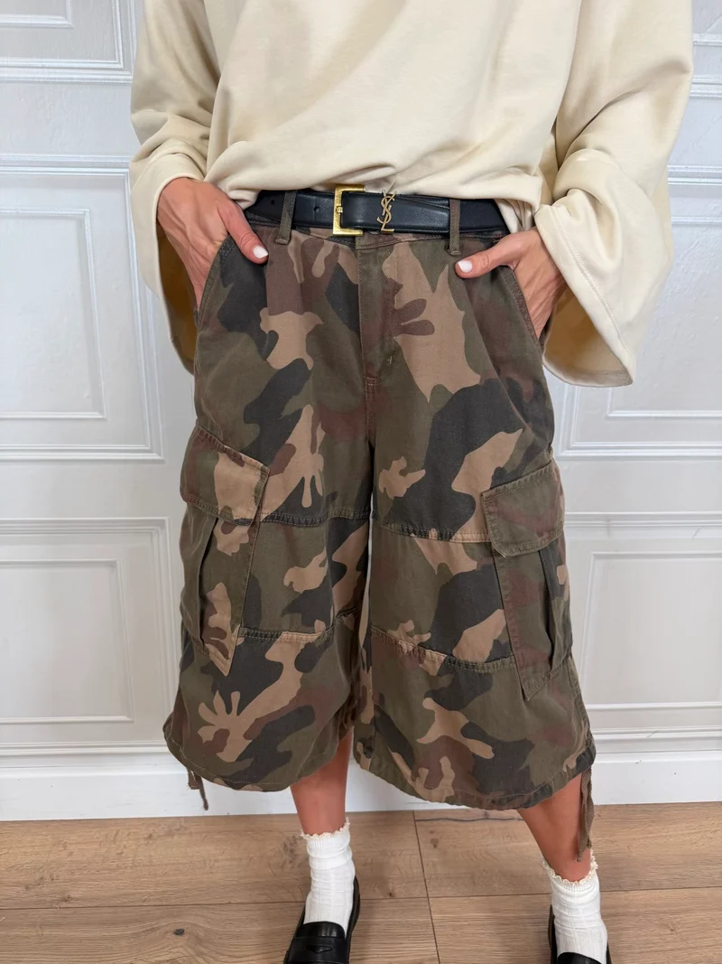Bermuda camouflage cargo - Haveone