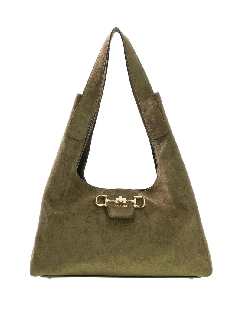 Guess Borsa a Mano Guess Maxi Sunset Hobo - Oliva
