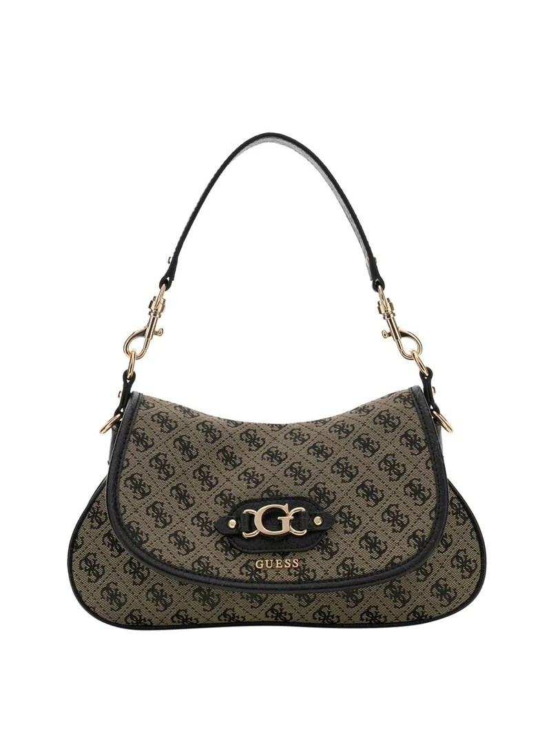 Guess Borsa A Tracolla Guess Samantha Flap - Nero