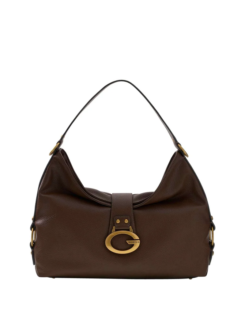 Guess Borsa A Tracolla Guess Camden Large - Marrone