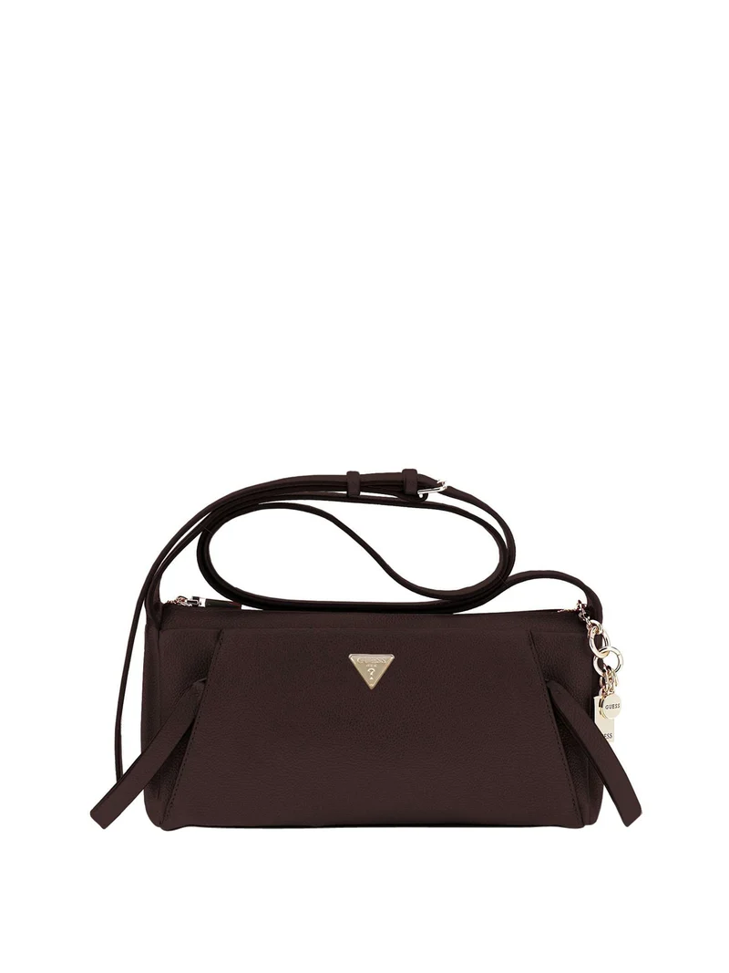 Guess Borsa A Tracolla Guess Devon Mini Crossbody - Marrone