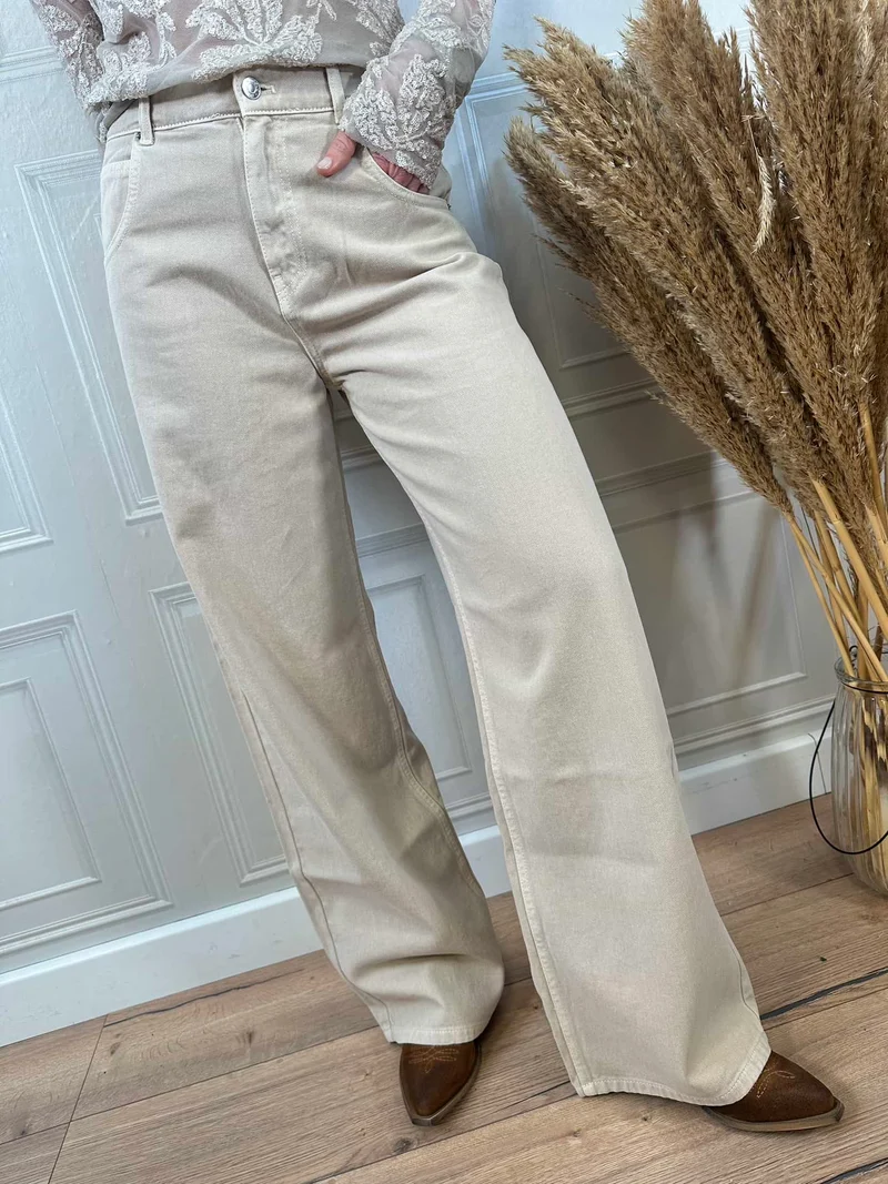 Jeans Mia beige - Vicolo