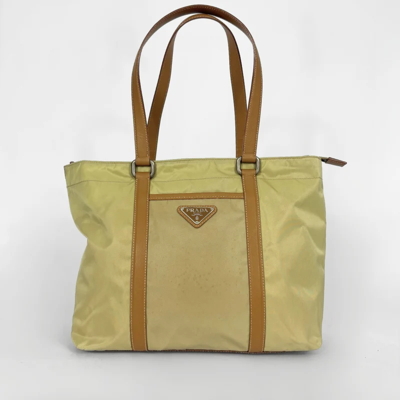 Prada Borsa tote color cammello