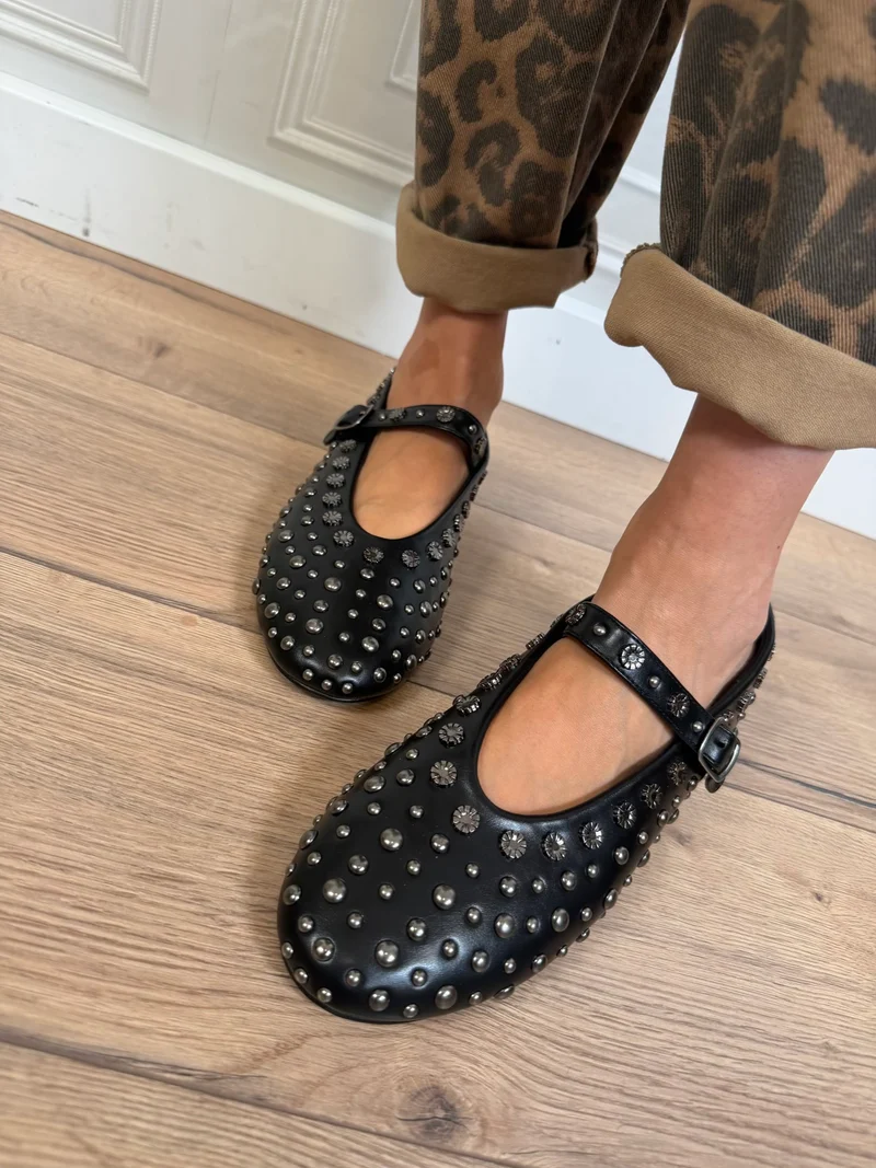 Ballerine borchie nero - Ovye