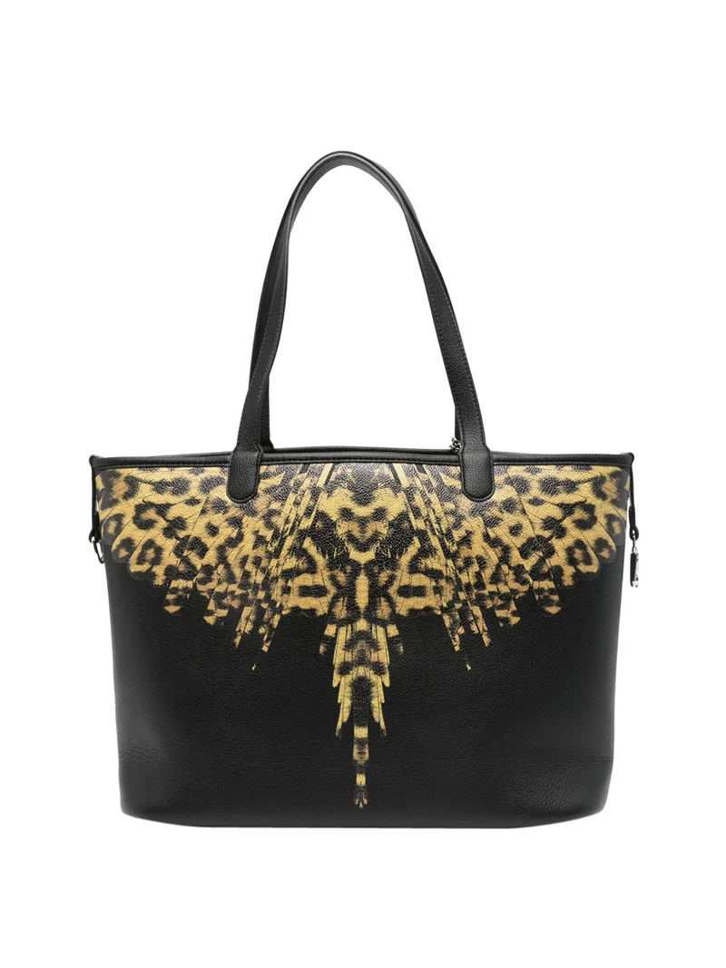 Marcelo Burlon Borsa a Tracolla County Of Milan - Nero/Leopardato