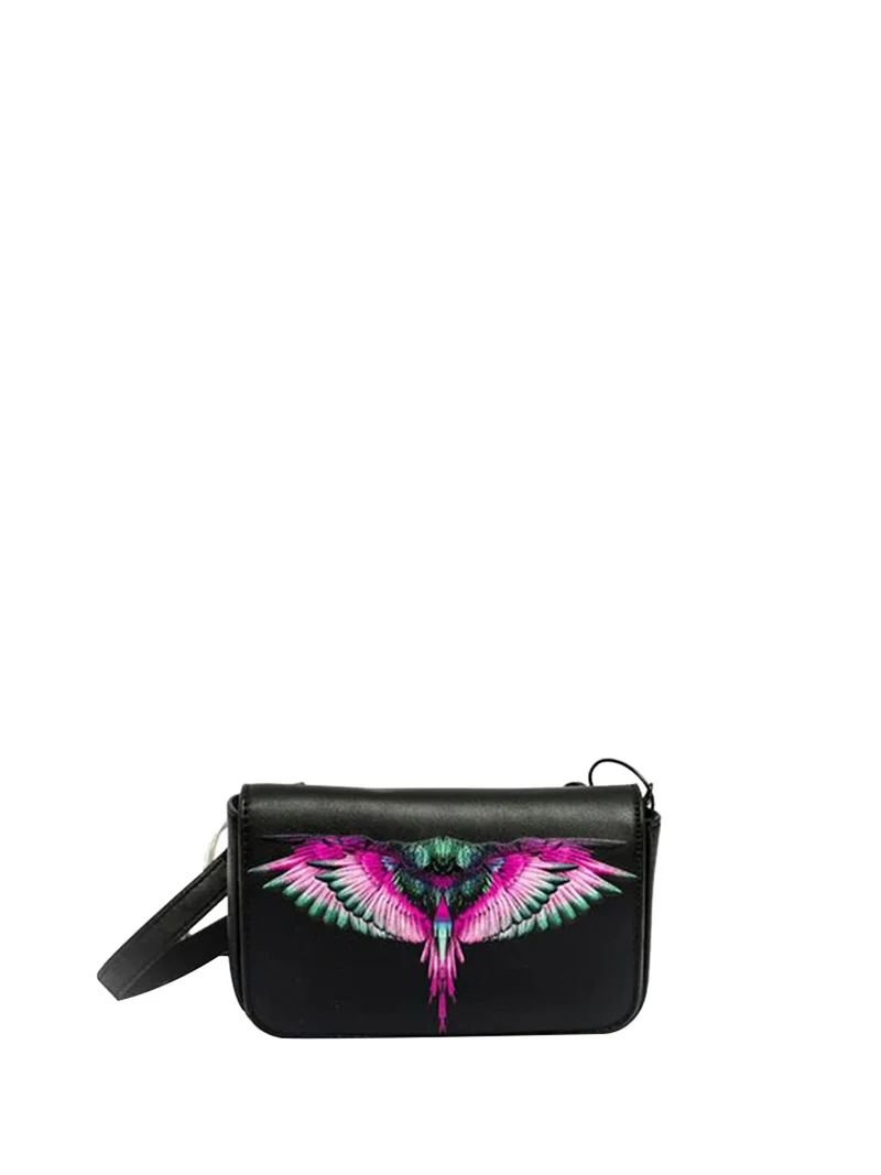 Marcelo Burlon County Of Milan Borsa A Mano Marcelo Burlon Stampa Nero Rosa