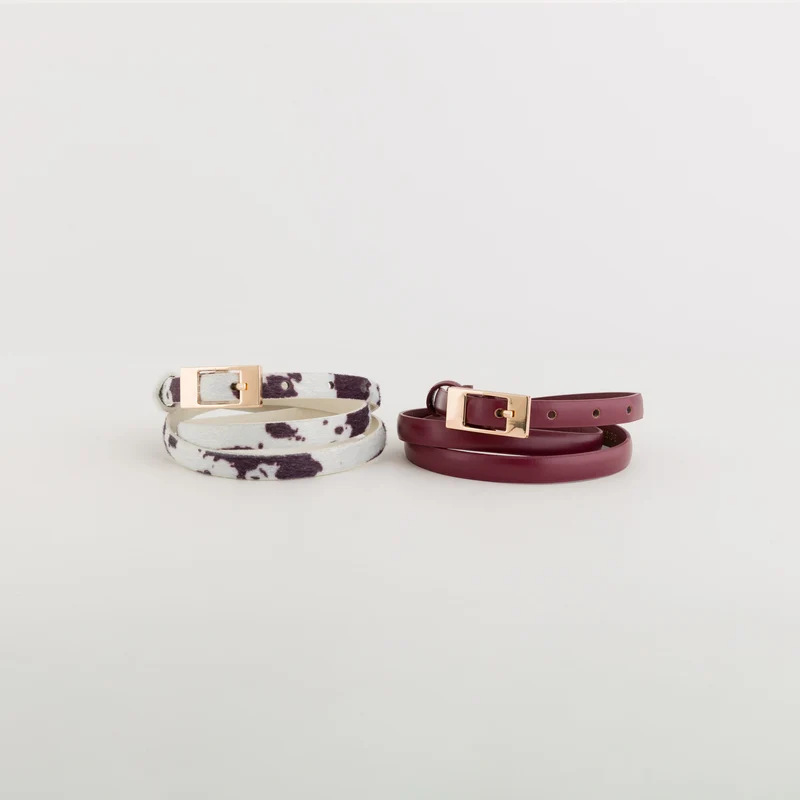Cintura Donna - Geranio belt set
