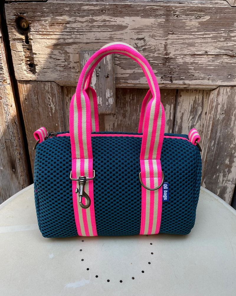Lady Bag neoprene petrolio + manico 7