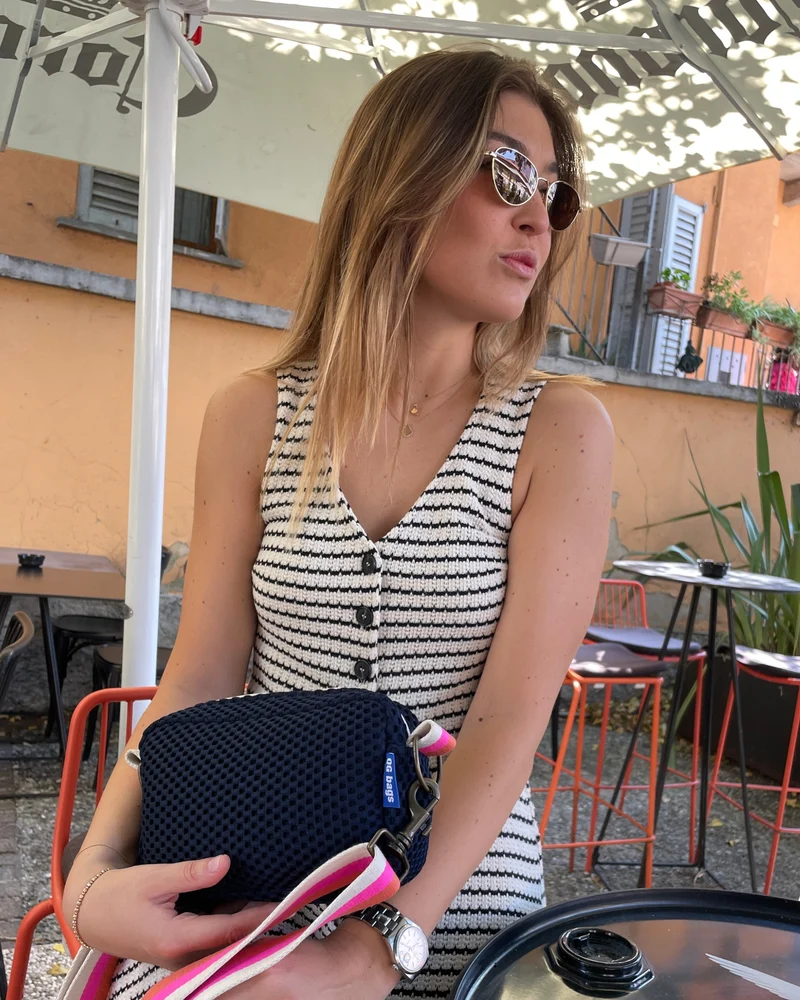 CECI BAG neoprene bLU + manico 96