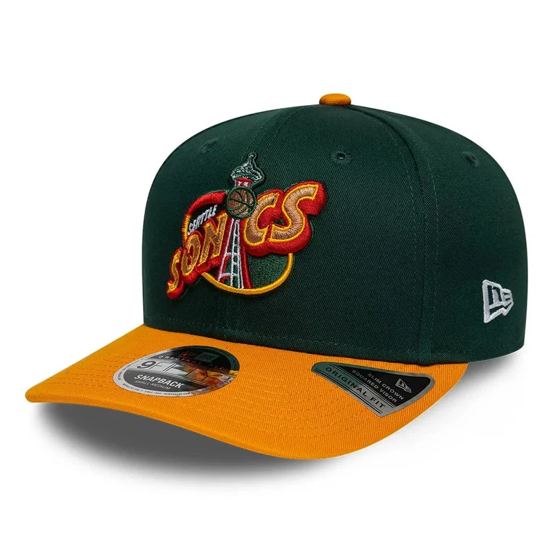 Supersonics NBA Hardwood Classic Green 9FIFTY Snapback Adjustable Cap