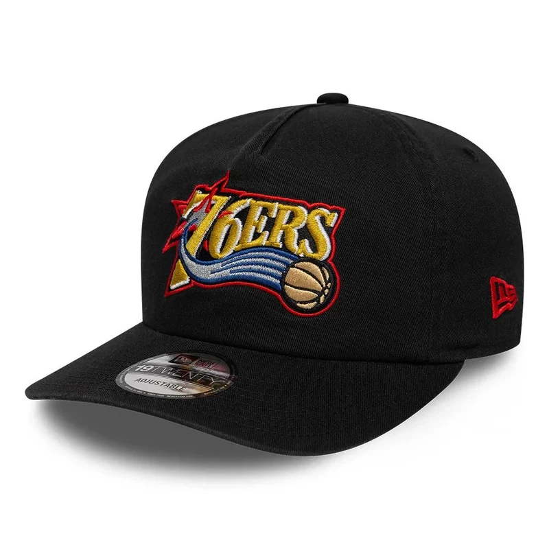 Philadelphia 76ers NBA Hardwood Classic Black 19TWENTY Adjustable Cap
