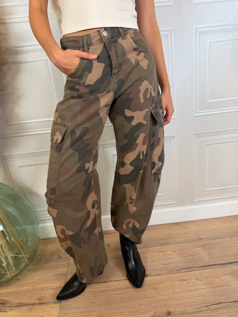 Pantalone cargo camouflage - Haveone