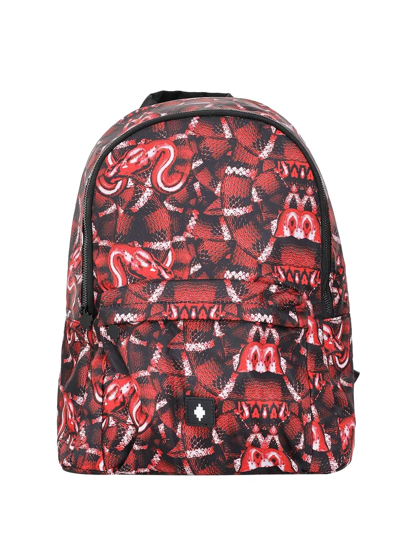 Marcelo Burlon County Of Milan Zaino Marcelo Burlon Nylon Con Stampa Rosso