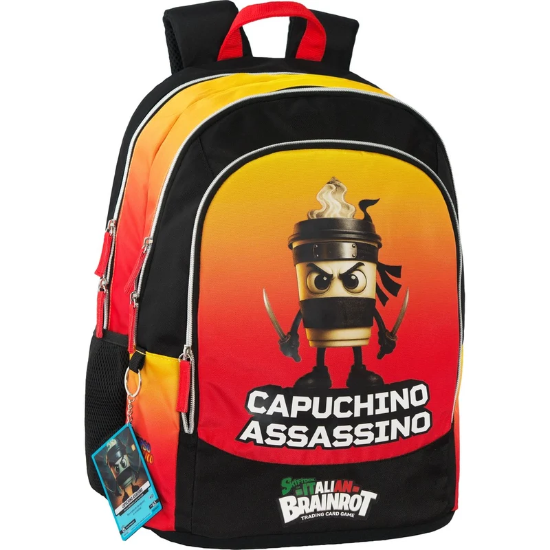 Zaino organizzato Skifidol Italian Brainrot