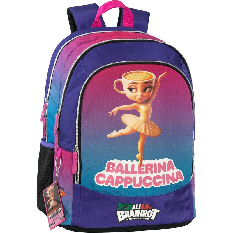 Zaino organizzato Skifidol Italian Brainrot