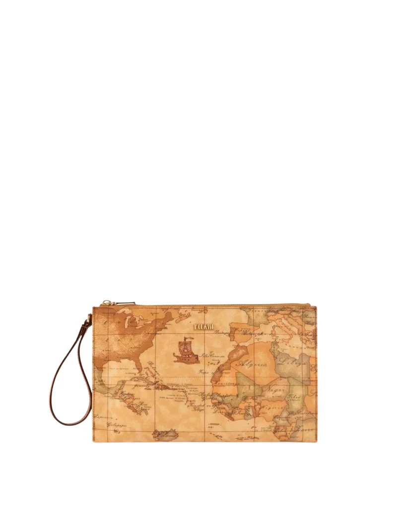 Alviero Martini Pochette Clutch Piatta Stampa Geo Classic