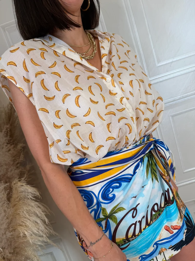 Camicia mussola banane - Vicolo