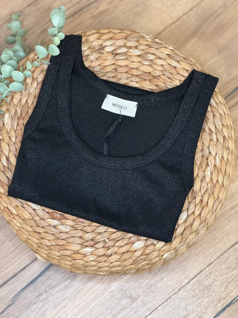 Canotta lurex costine - Vicolo