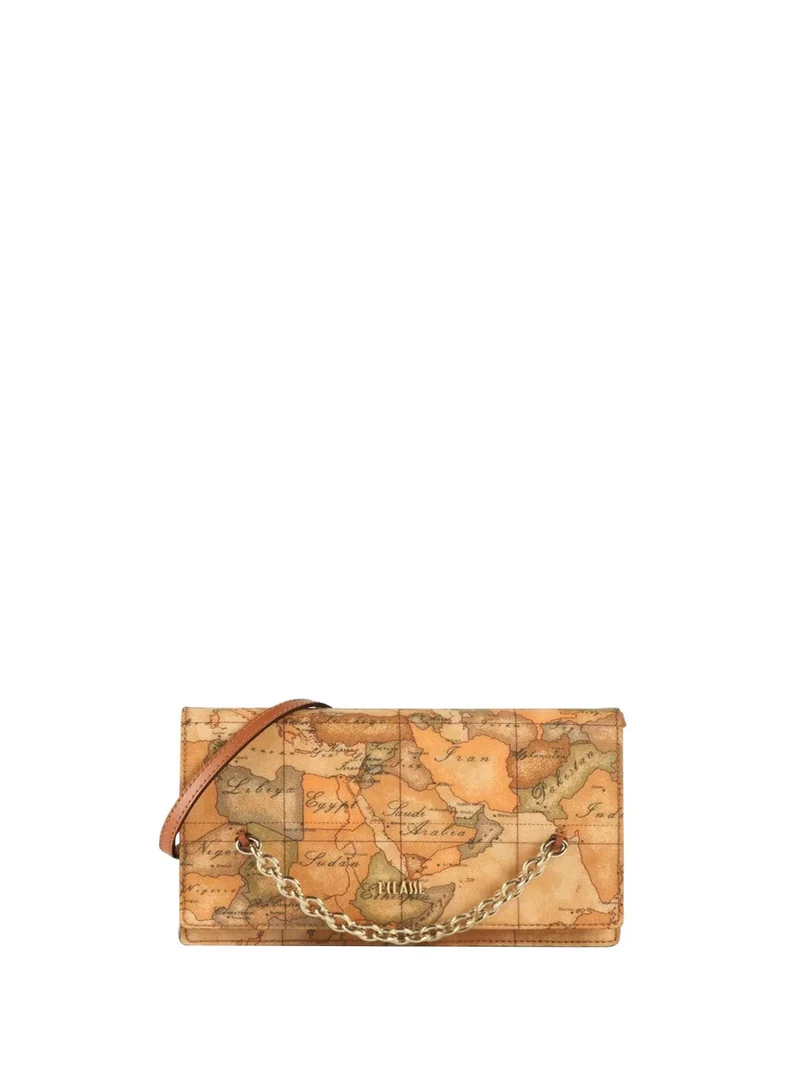 Alviero Martini Pochette Donna Geo Classic Con Patta Naturale