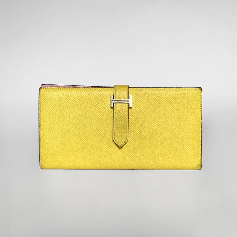 Hermès Bearn Portafoglio in pelle Epsom