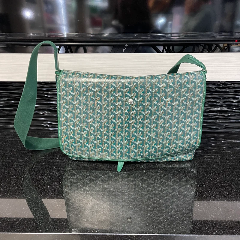 Goyard Green Capetien Messenger usato (2021)
