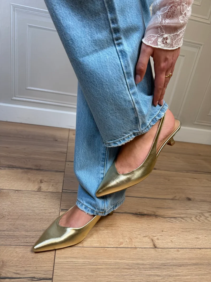Slingback scollo asimmetrico - Ovyé