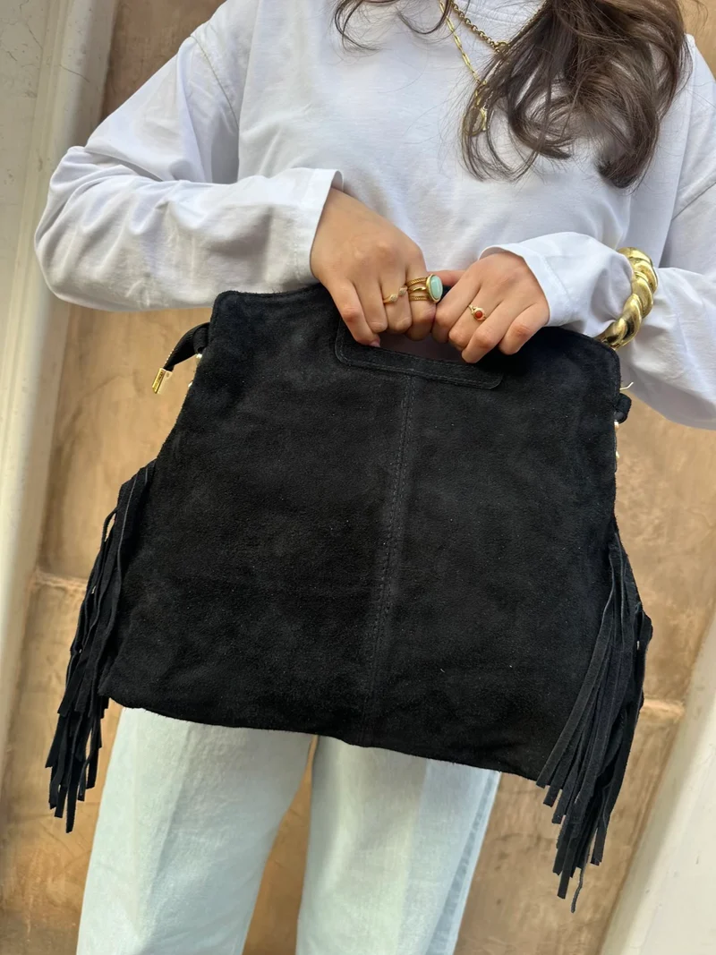 Borsa Lara suede frange - Hola selection