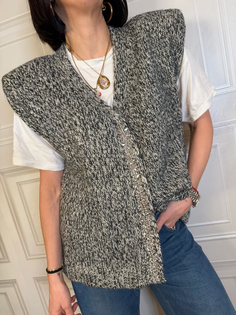 Gilet mouline’ cabochon - Haveone