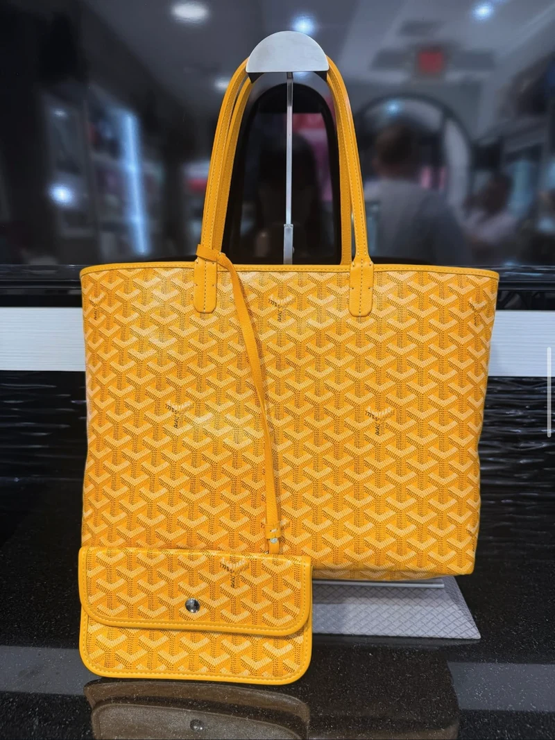 Borsa tote Isabelle gialla Goyard usata