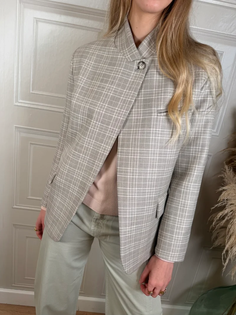 Blazer check grigio - Vicolo