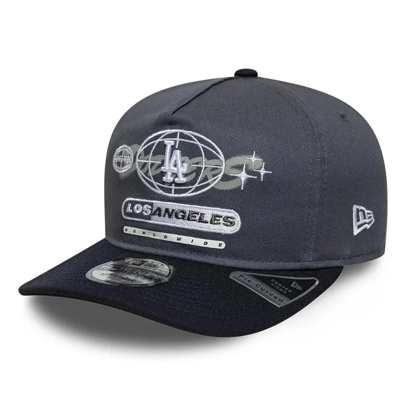 LA Dodgers MLB Graphic Grey & Black 19TWENTY Adjustable Cap