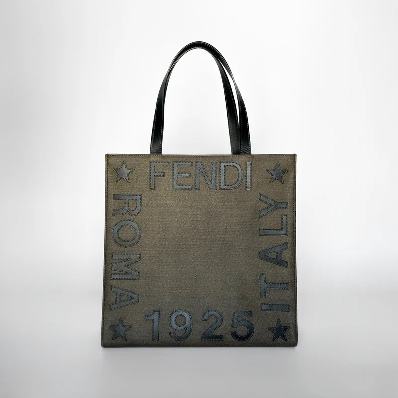Fendi Borsa Roma in tela
