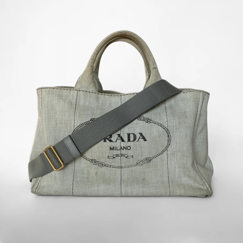 Prada Borsa Canapa grande in denim