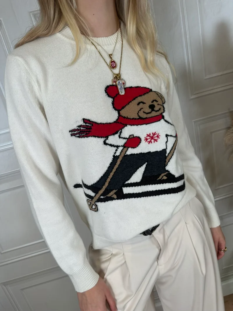 Maglione orsetto sciatore - Vicolo
