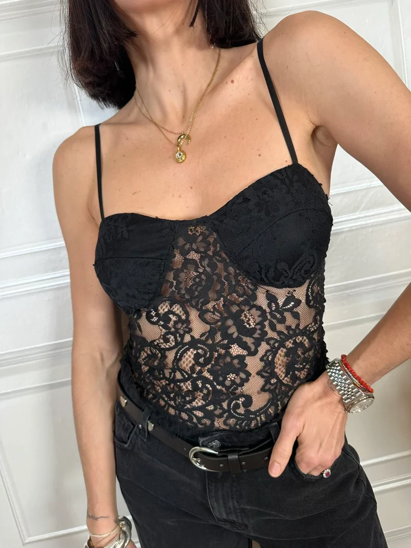 Top corpetto pizzo - SusyMix
