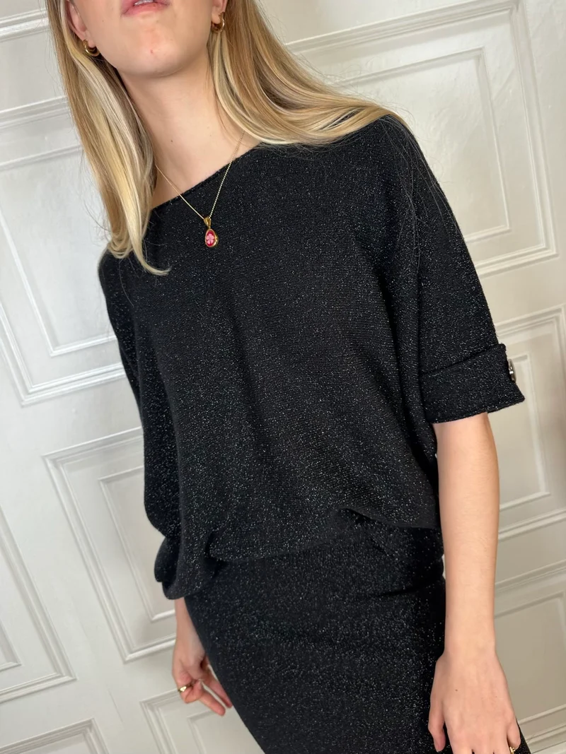 Pull lurex mezza manica - Kontatto