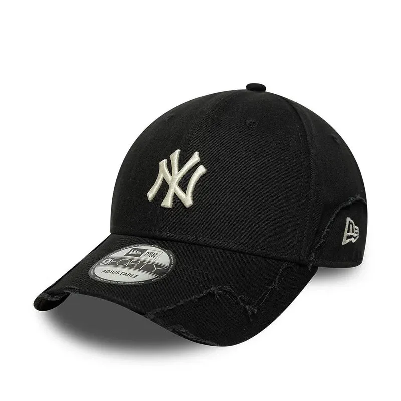 New York Yankees MLB Stitched Black 9FORTY Adjustable Cap