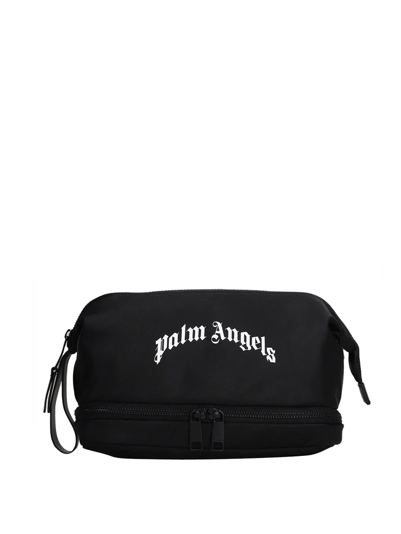 PALM ANGELS Pochette Palm Angels Logo Frontale Nero