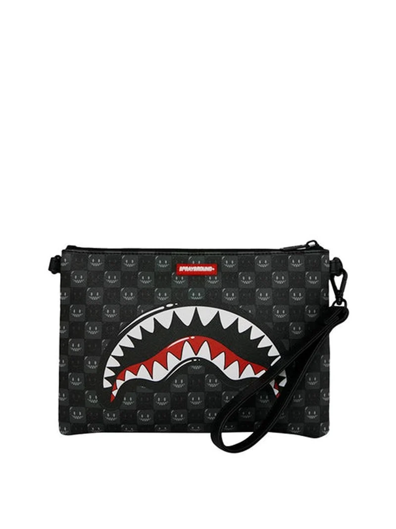 Sprayground Borsa Pochette Sprayground Sharks in Paris Wtf Bubbly - Nero