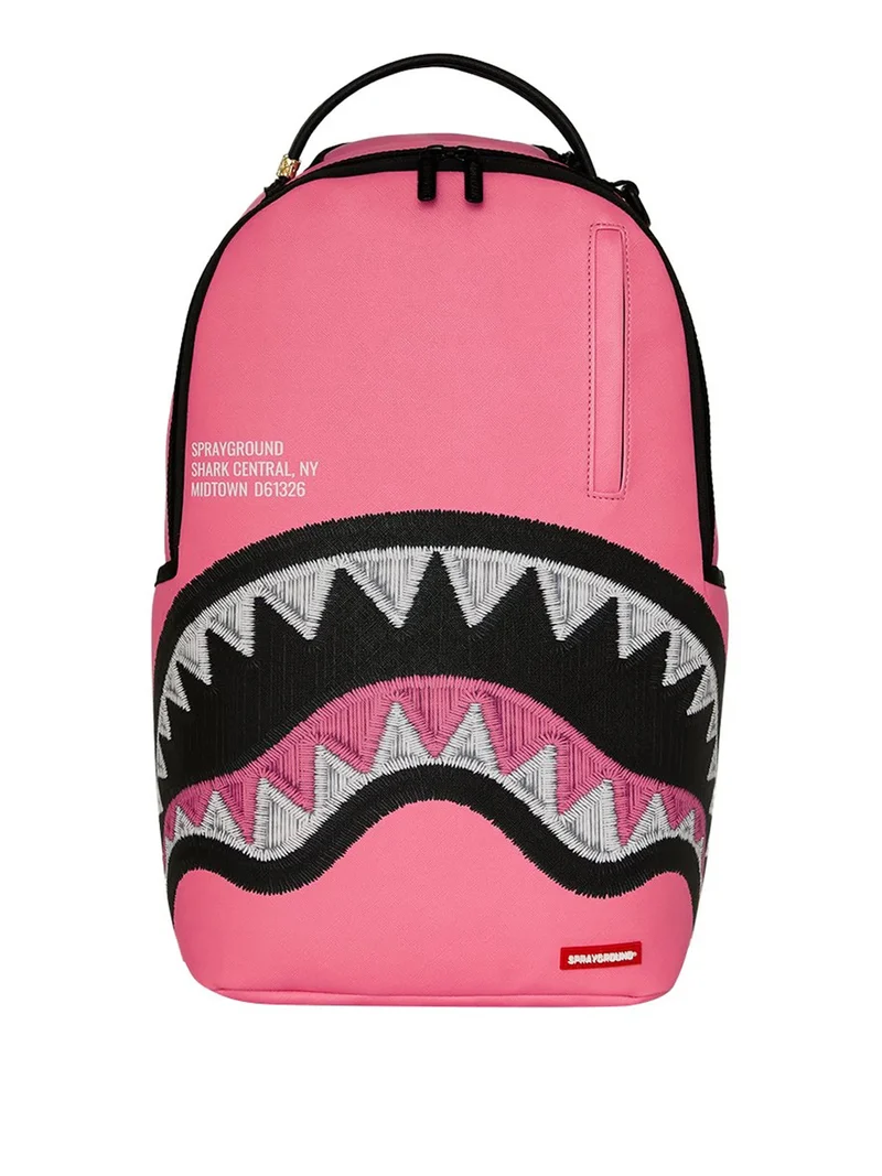 Sprayground Zaino Sprayground Shark Central Pink Embroidered Shark - Rosa