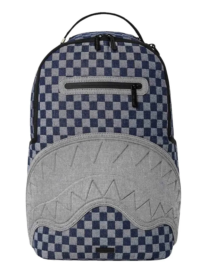 Sprayground Zaino Sprayground Warp & Weft In Paris - Grigio/Blu