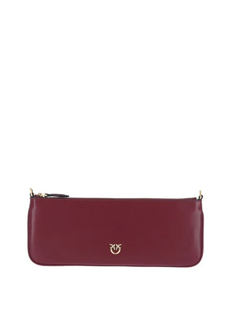 Pinko Borsa a Tracolla New Horizontal Flat Vitello Pinko - Bordeaux