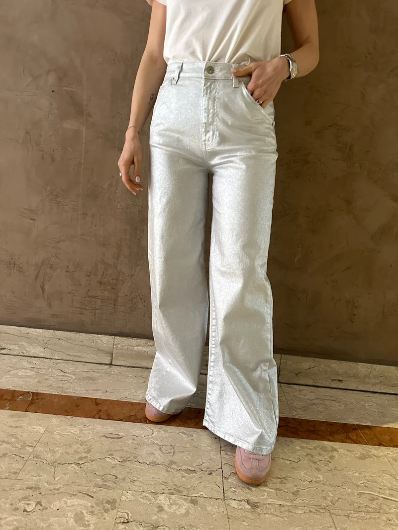 Jeans man fit argento Lexie - Vicolo