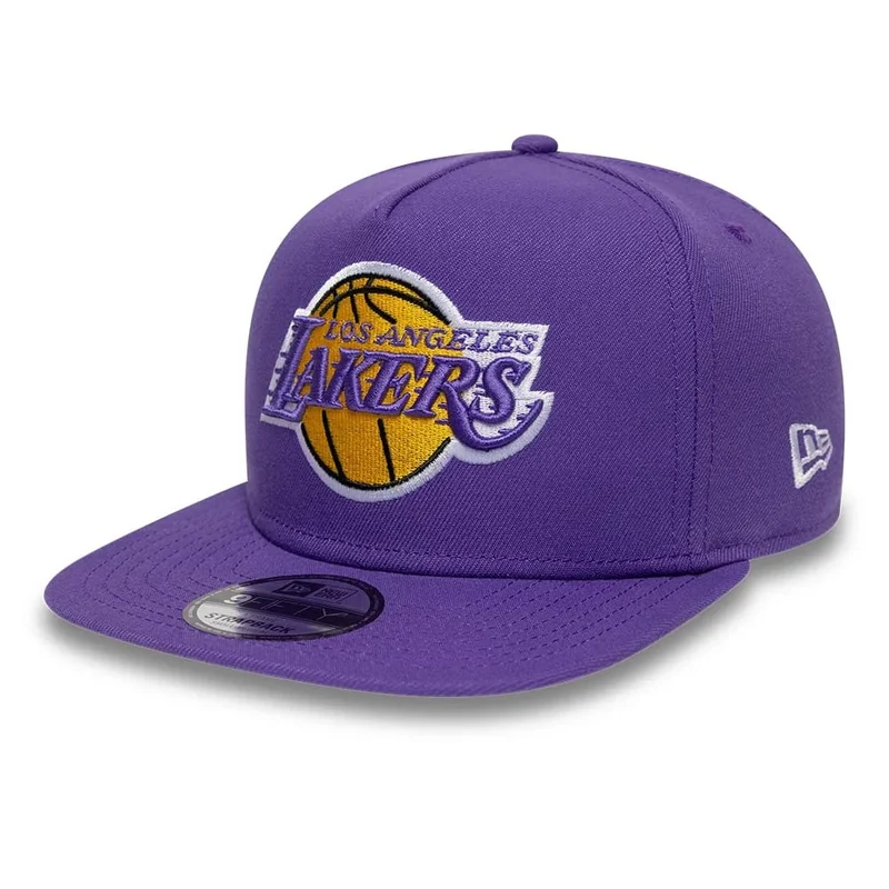 LA Lakers NBA Hardwood Classic Purple 9FIFTY A-Frame Snapback Adjustable Cap