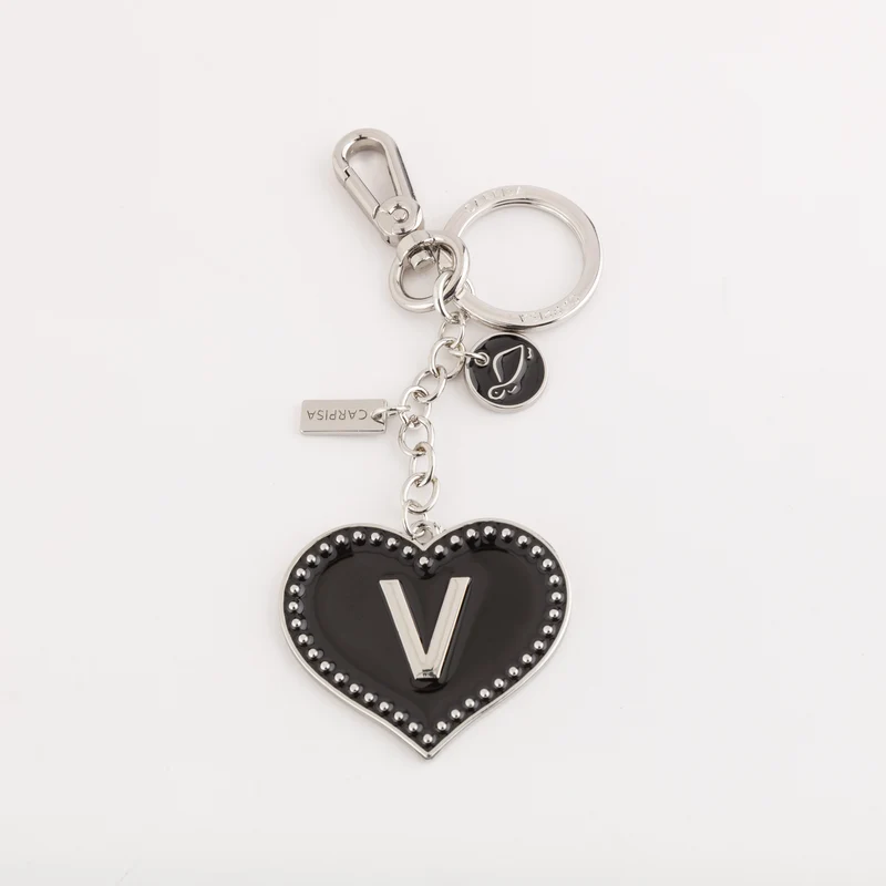 Portachiavi Metallo Donna - Heart letters keycha
